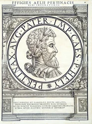 Aelius Pertinax, illustration fra romerske kejsere i hele øst og vest